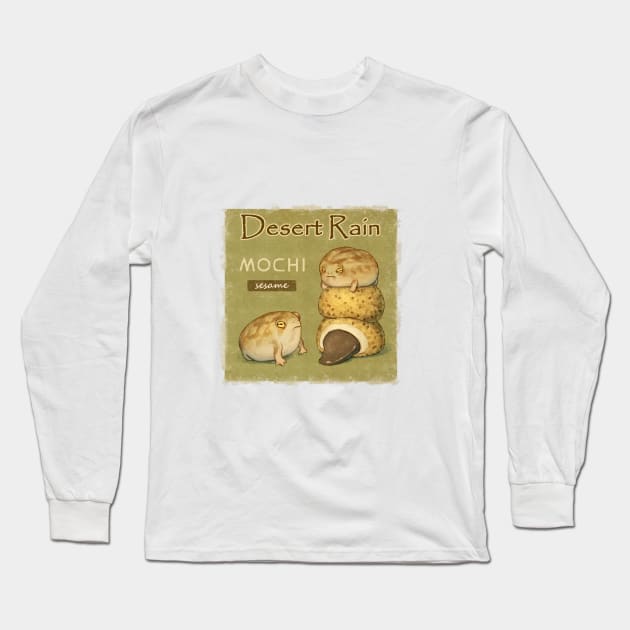 Desert Rain Frog Mochi Long Sleeve T-Shirt by Mazarineart